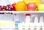 Healthy food in a fridge