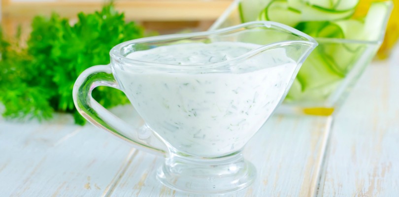 Yogurt salad dressing