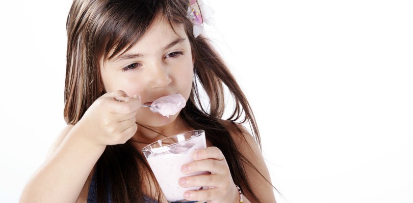 little-girl-eating-yogurt