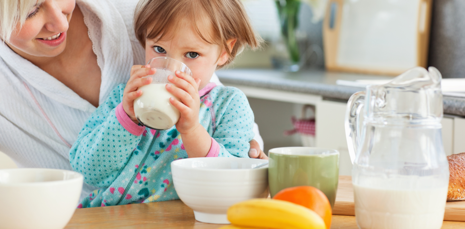 Breakfast: drinking milk to protect kids from overweight