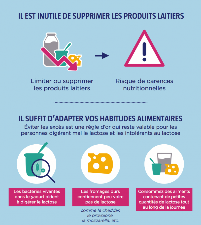 L'intolérance au lactose expliquée en images Yogurt in Nutrition