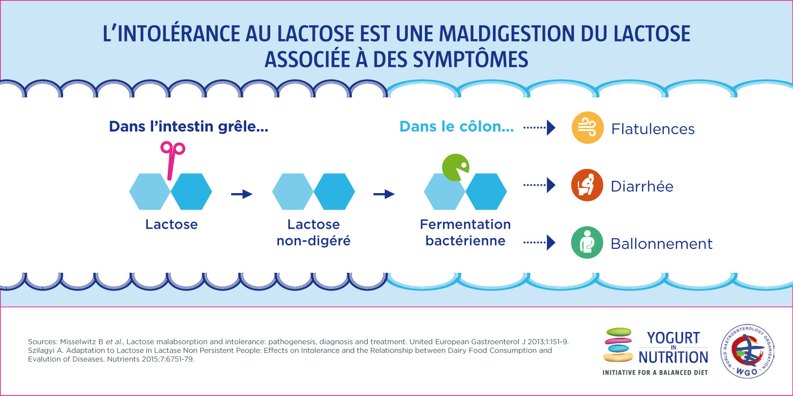 Qu'est ce que l'intolerance au lactose