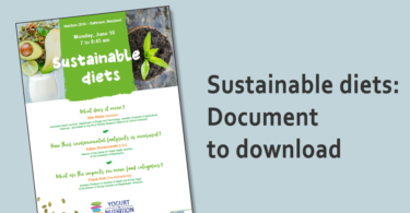 YINI - Sustainable diets - download our dedicated leaflet