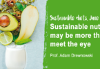 YINI symposium A drewnowski Sustainable nutrition may be more than meet the eye