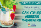 YINI @ FENS 2019 - Can yogurt address malnutrition?