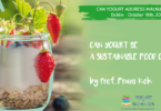 YINI @FENS2019 - Can yogurt be a sustainable food choice?