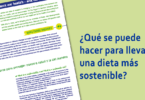 ¿Qué se puede hacer para llevar una dieta más sostenible?