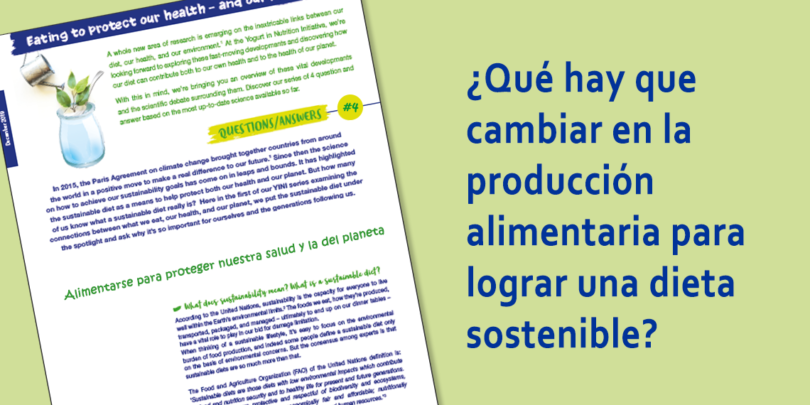 Que hay que cambia en la produccion alimentaria?