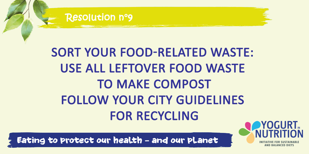 Sort your food-related waste - YINI resolution