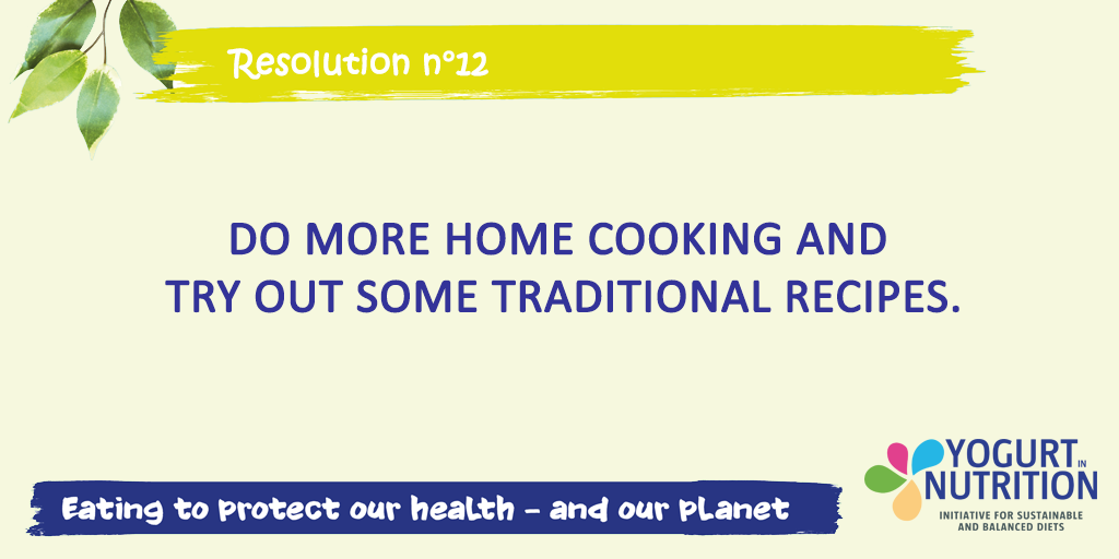 Resolution 12: try more home cooking 