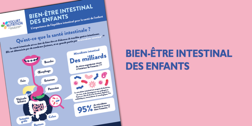 Bien-etre intestinale des enfants - yaourt et nutrition