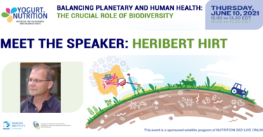 Meet Heribert Hirt - yogurt in nutrition