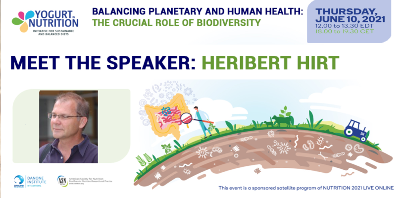 Meet Heribert Hirt - yogurt in nutrition