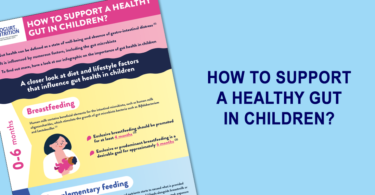 How to support a healthy gut in children - infographic - YINI