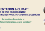 Alimentation et climat: points de vue croisés entre une climatologue et une nutritionniste - YINI -