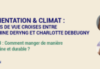 Alimentation et climat: points de vue croisés entre une climatologue et une nutritionniste - YINI -