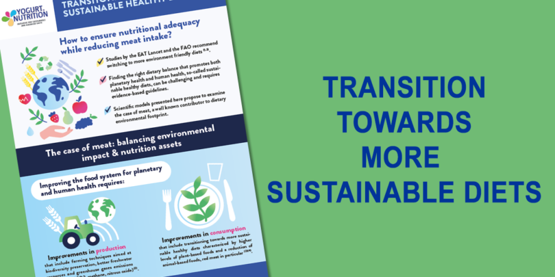 Transition towards a more sustainable healthy diet - infographic - YINI