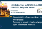 Echoes from FENS - Bioavailability of micronutrients from whole foods: zooming in on dairy, fruit and vegetables, by Dr Alida Melse Boonstra - YINI