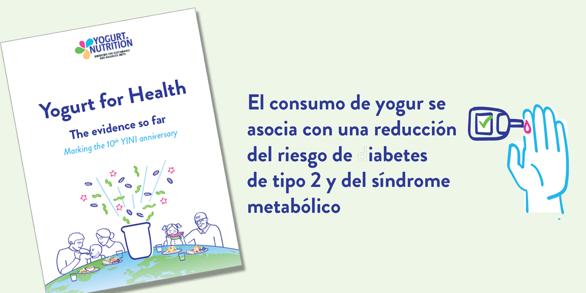 El consumo de yogur se asocia con una reducción del riesgo de diabetes de tipo 2 y del síndrome metabólico