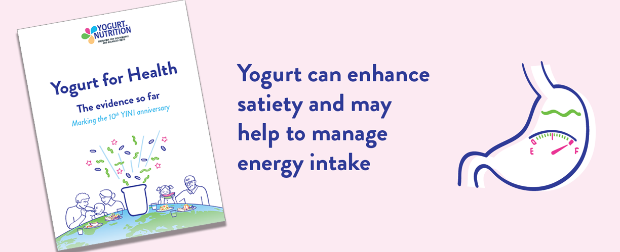 Yogurt can enhance satiety and may help to manage energy intake - YINI