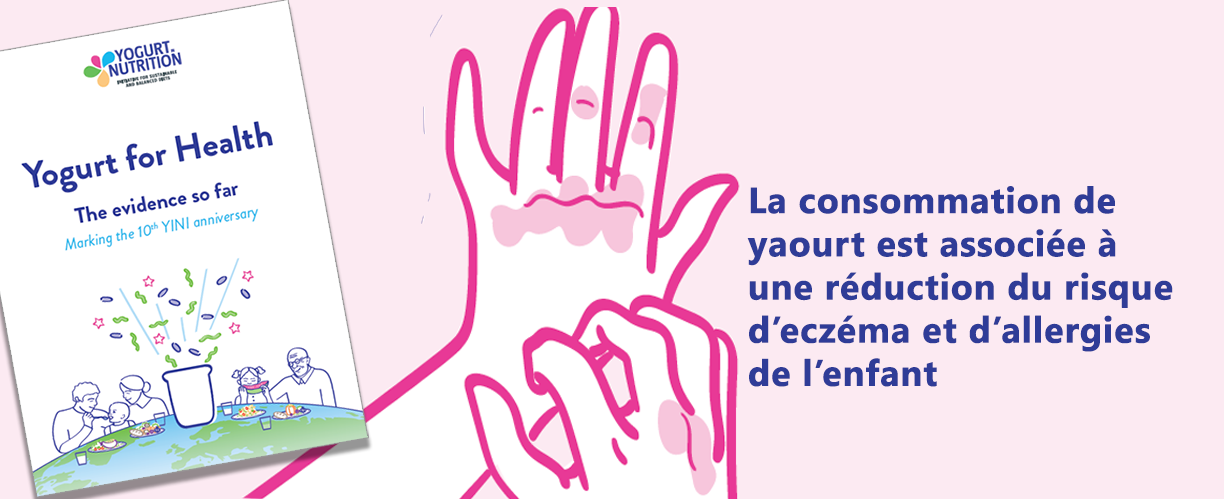 La consommation de yaourt est associée à une réduction du risque d’eczéma et d’allergies de l’enfant - YINI